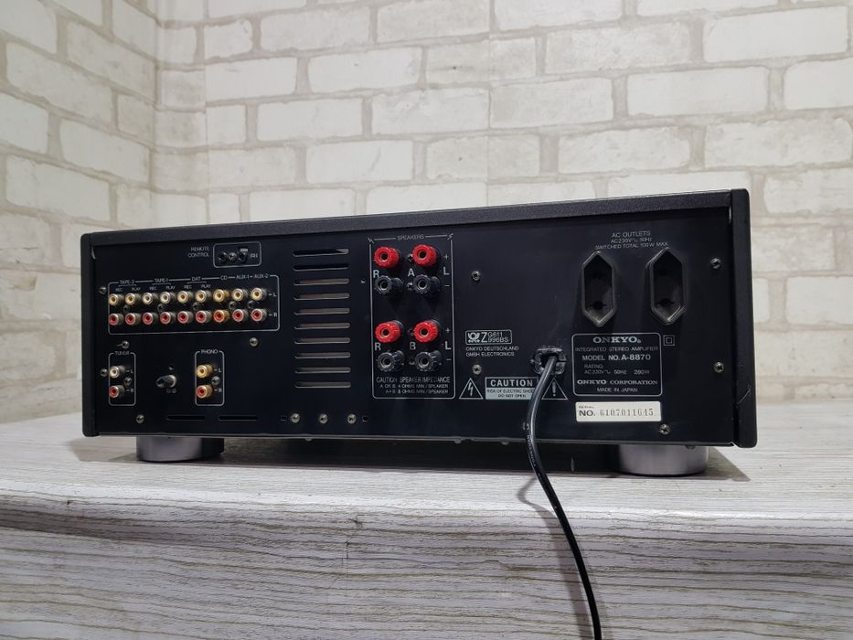 TOP! Hi-Fi Стерео підсилювач ONKYO A-8870, *2x160 Вт, б/у з Німеччини