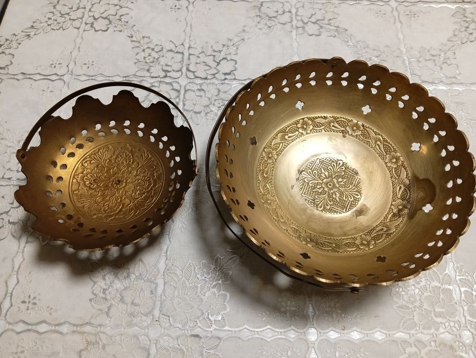 Patery 2 sztuki z Indii mosiężne