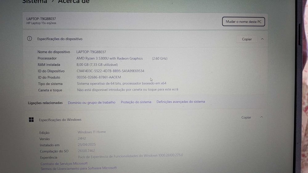 HP Laptop 15s-eq2 15,6"