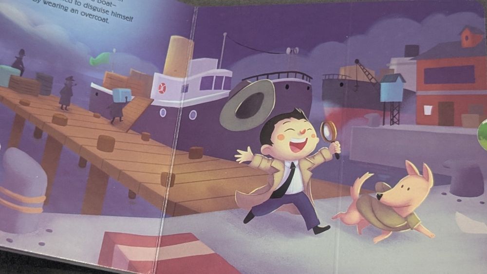 Дитяча книжка картонка Detective Dan's Incredible Caper англійська