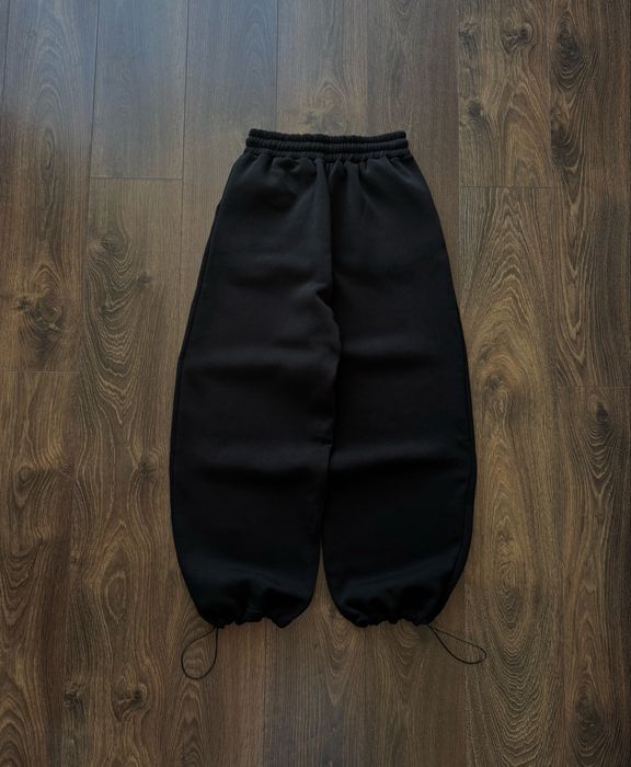 Широкі Штани Спортивні Парашути Утеплені З Флісом Sweatpants Baggy Fit Чорні Черные Спортивки Jaded London Skater Flared Фларед Широкие Y2K SK8