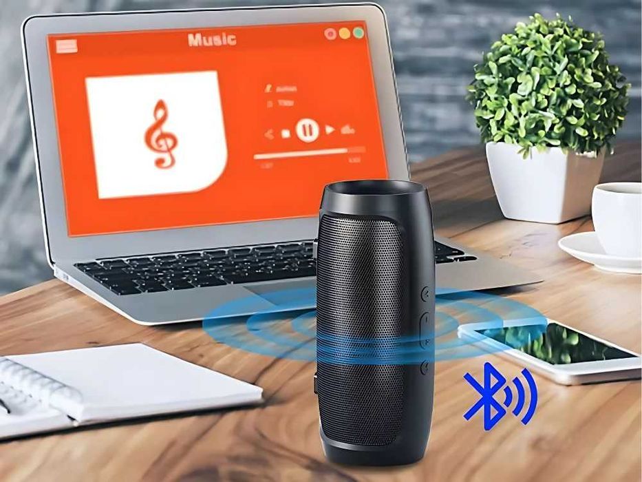 Głośnik bezprzewodowy Bluetooth FM USB microSD 20W 6000mAh