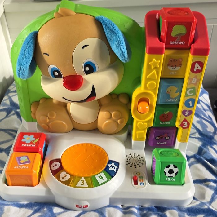 Fisher price Stacja szczeniaczka i 8 klocków