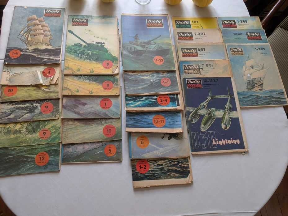 Seria Mały Modelarz wybrane numery z lat 1975-1989