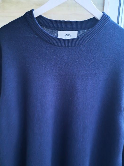 Свитер шерсть 100% вовняний светр вовна marks&spenser разм xl