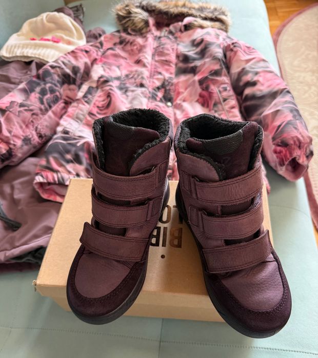 Чоботи зимові Ecco Gore tex  32 роз.(устілка 21 см.)