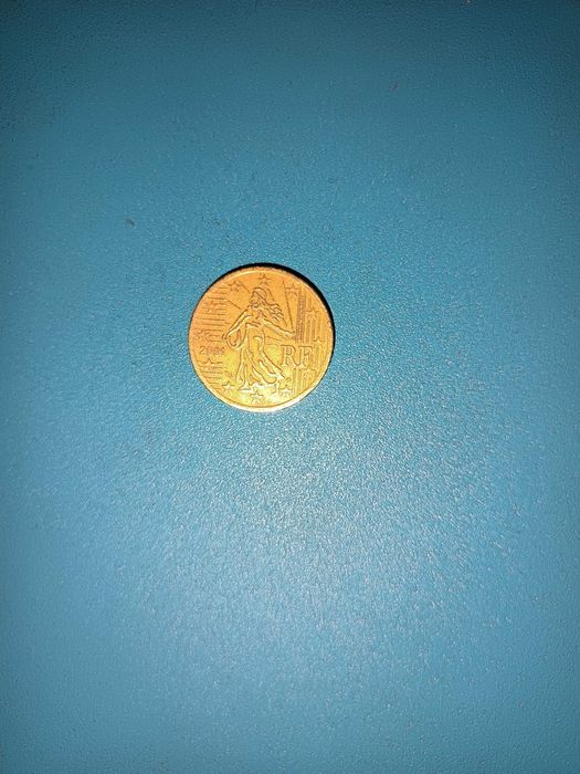 Moeda 50 cent República Francesa 2001
