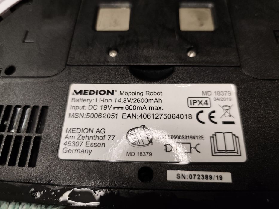 Robot mop Medion MD18379