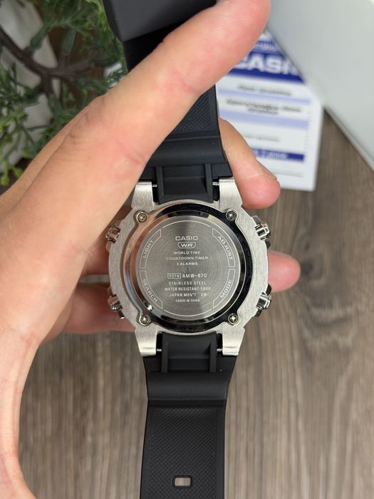 З гарантією / Новий оригінальний годинник Casio AMW-870-1A