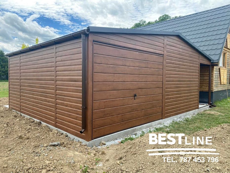 Garaż blaszany, blaszaki Premium BESTLine GRATIS Montaż, Transport