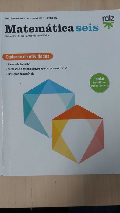 Cadernos de atividades 6° Ano (Fichas)