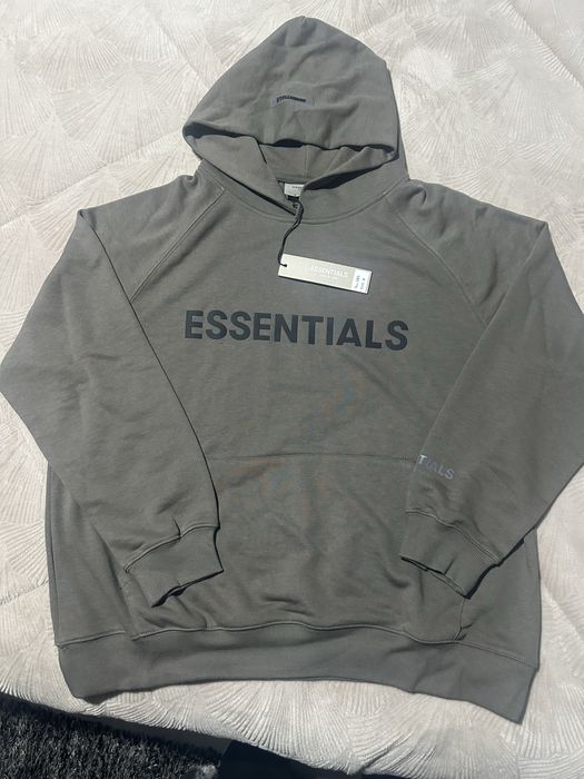 Hoodie Essentials Caqui