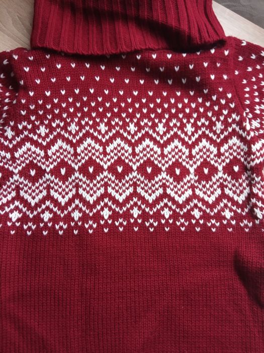 Sweter norweski wzór L