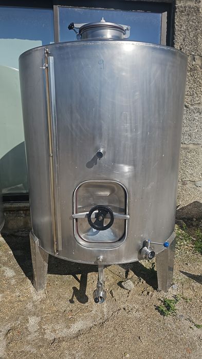 Cuba inox para vinho 1500Litros