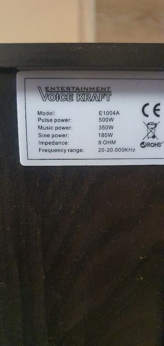 Kolumny  Voice Kraft