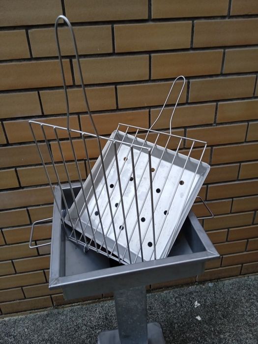 Fogareiro Grelhador em Aço Inox