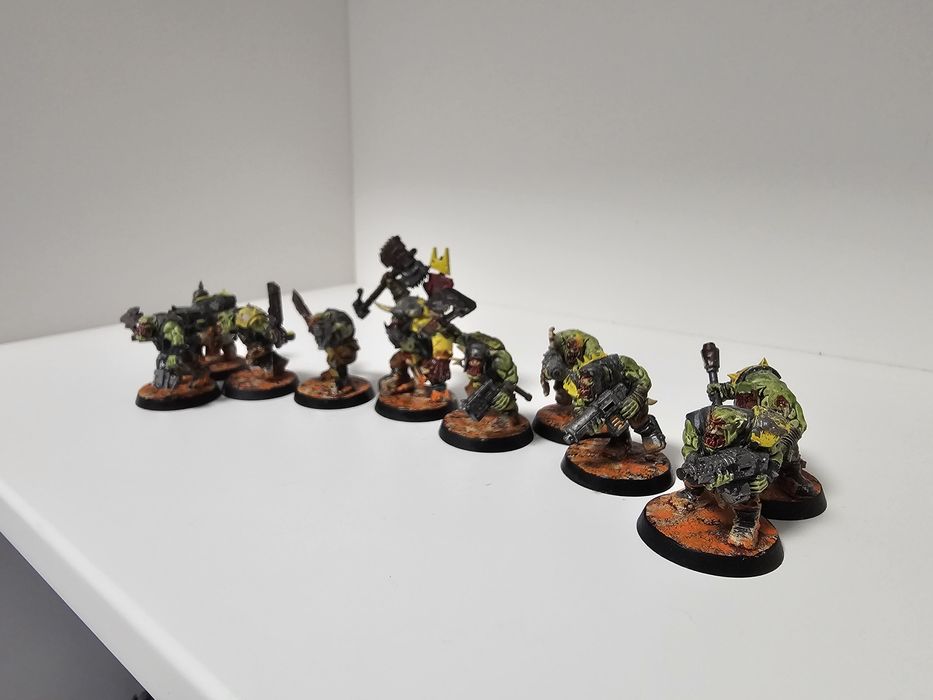 Ork Boyz Warhamer 40k (całkowicie pomalowani)