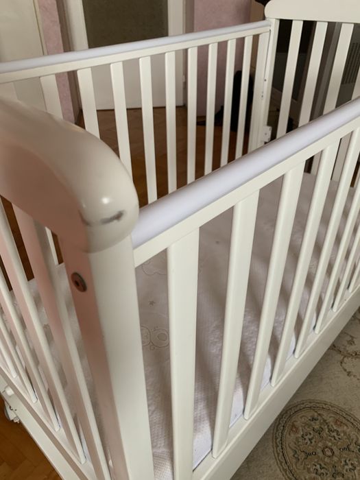 Ліжечко Верес ЛД12 Veres з ортопедичним матрацом Dormisan