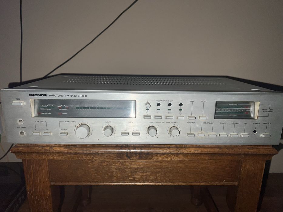 Nie przestrojony Radmor amplituner FM 5412 stereo