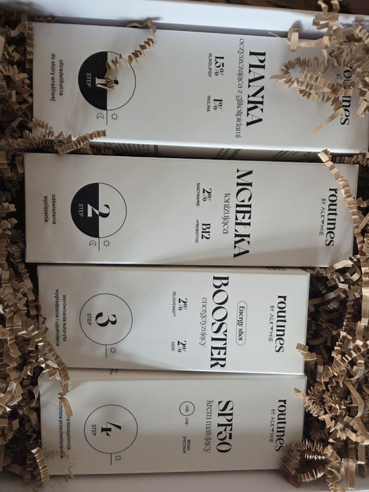 Zestaw pielęgnacyjny Routines by Alkmie 4 kroki - Nowy komplet w pude