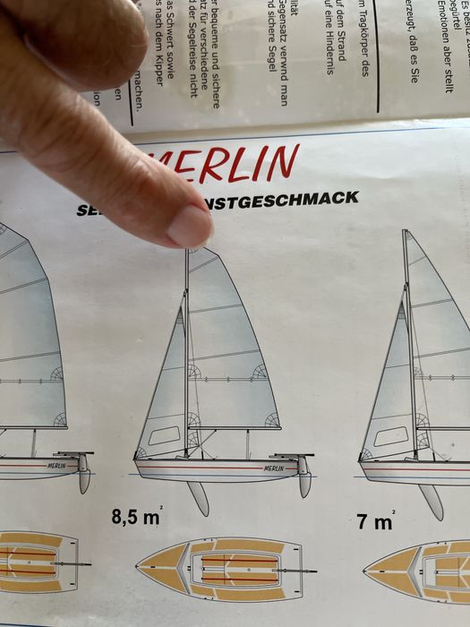 Jacht żaglowy Merlin z przyczepką