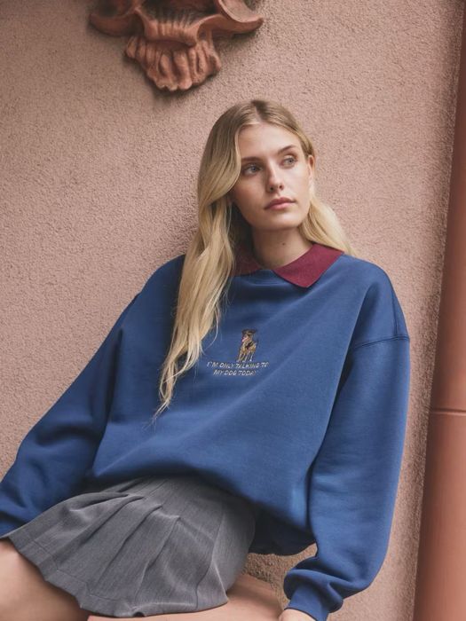 Reserved Світшот з вишивкою