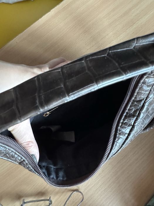 Міні сумочка в шоколадному кольрі