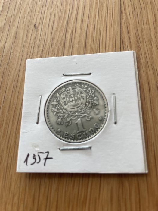 Moeda de 1 escudo de 1957
