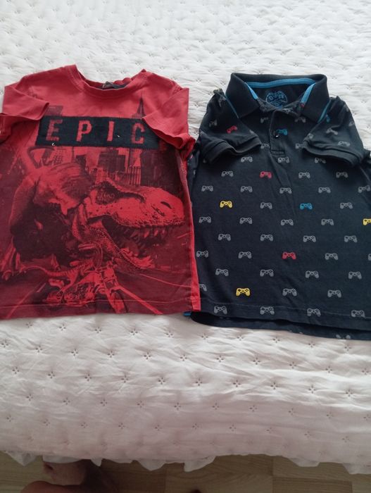 T-shirt chłopięce 2 sztuki