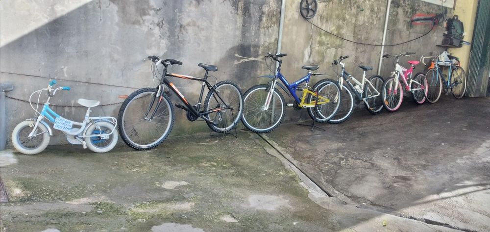 Baikes várias desde criança a adultos Roda 12x R. 26x R 24x e Corrida