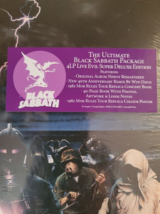 Winyl Black Sabbath Live Evil Box  4LP Super Deluxe Edition