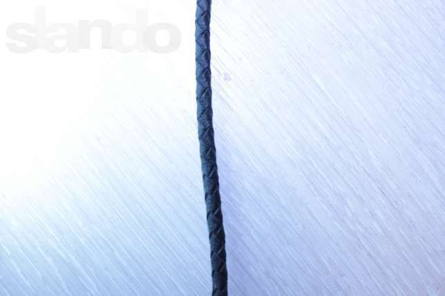 ювелирный кожаный шнур плетёный шнурок