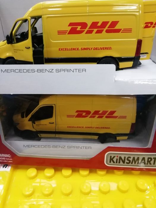 Модель автобус Мерседес-Бенц Спринтер Mercedes-Benz Sprinter DHL