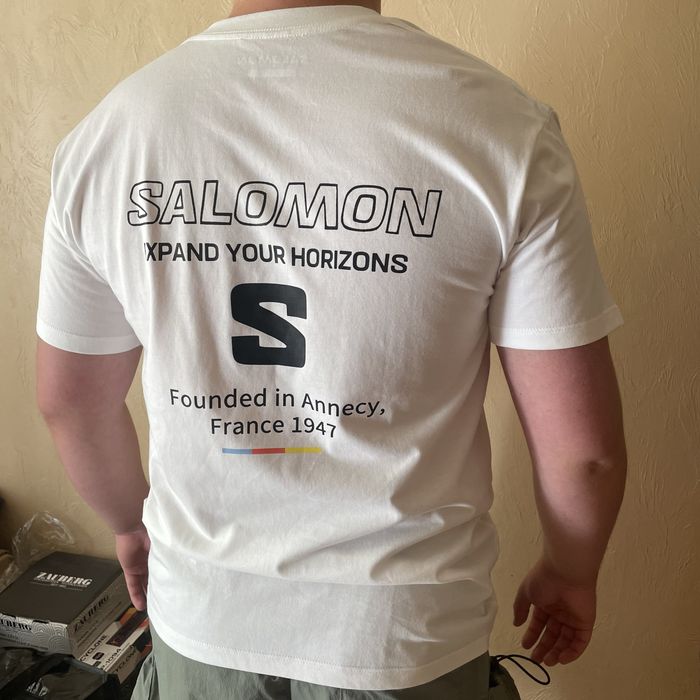 Футболка Salomon біла саломон L
