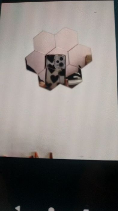 Наклейки зеркальные на стену декоративные акриловые 10х8 см 24 шт набо