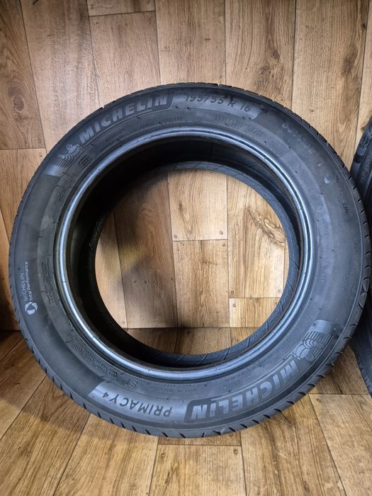 195/55/16 Michelin komplet Lato 6mm 2021r