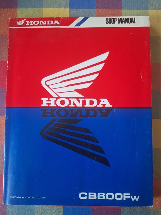 Honda Książka serwisowa CB600Fw