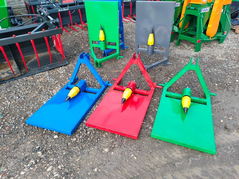 Łuparka świdrowa do ciągnika na WOM-łupiarka do drzewa-rozdrabniacz