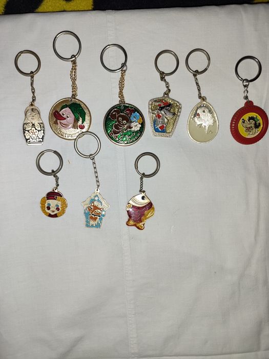 Брелки СССР.Эмаль.