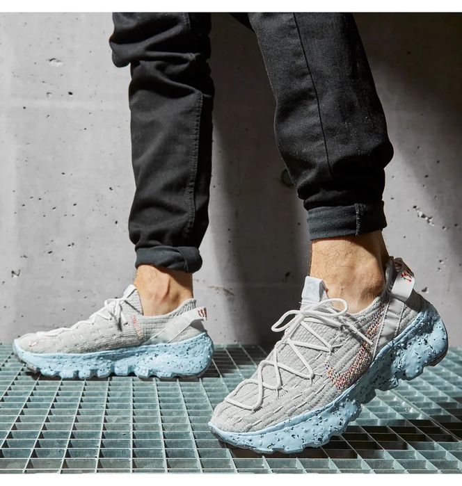 Топові чоловічі кросівки Nike Space Hippie 04 Grey CZ6398-102