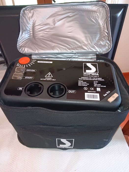 Bomba elétrica 12V  insuflar/desinflar