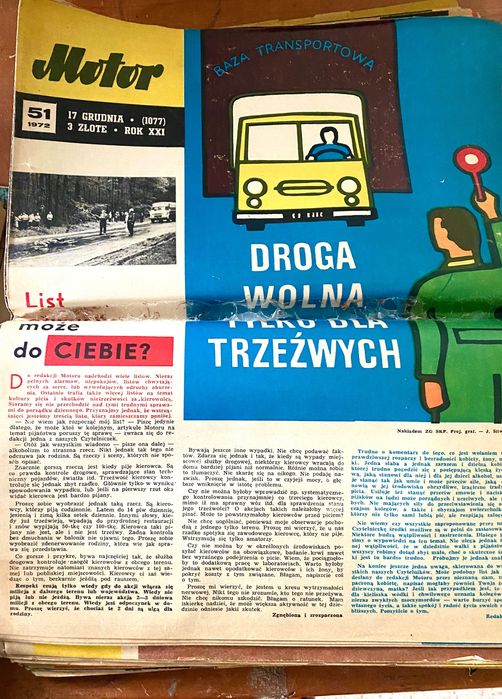 Czasopismo Motor 72, 73,,74,75