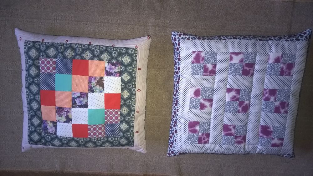 Наволочки на диванні подушки печворк