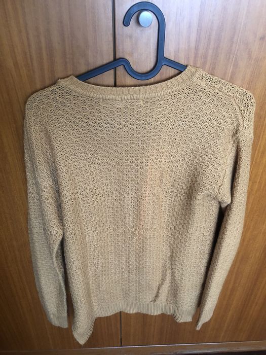 Camisola de malha grossura média