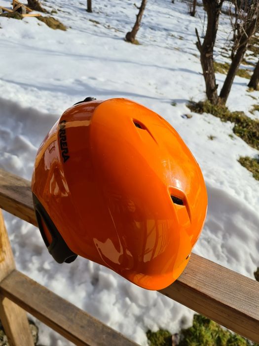Kask Carrera narciarski pomarańczowy rozmiar 53 - 57 cm
