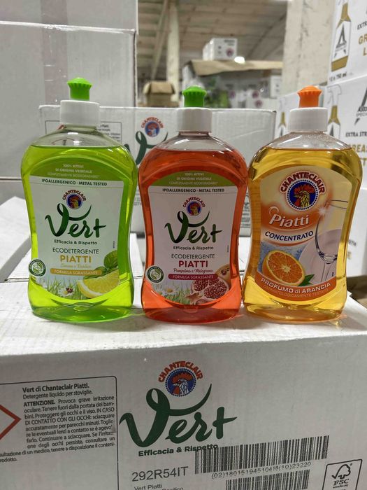 Засіб для миття посуду Chante clair, серветки  для чорного dr.backman