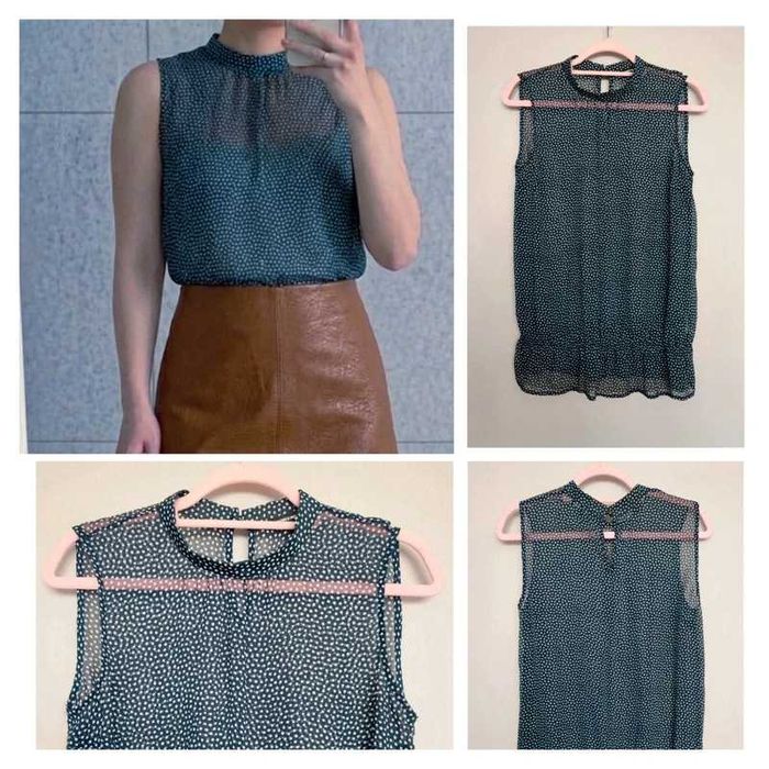 Bluzka mgiełka w kropki More & More