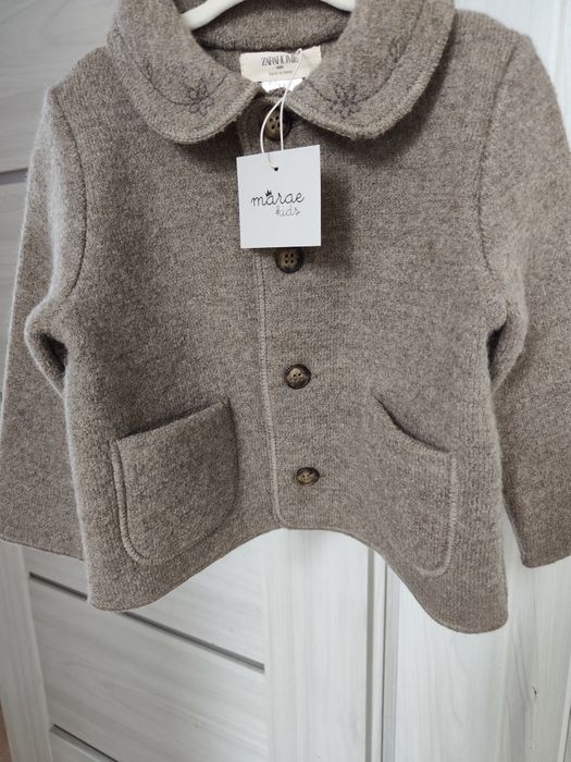 Wełna 100% parzona gotowana Merino kurtka