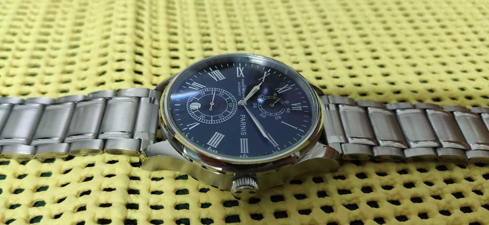 Relógio PARNIS automático Power Reserve como novo