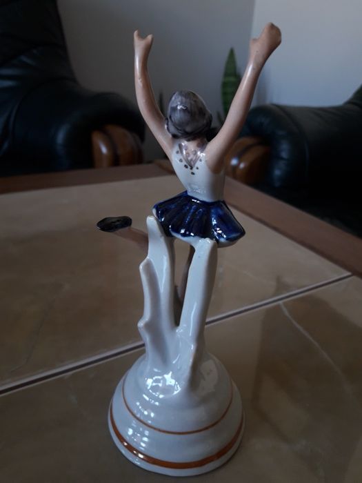 Porcelanowa baletnica w stylu art deco - Zygmunt Buksowicz